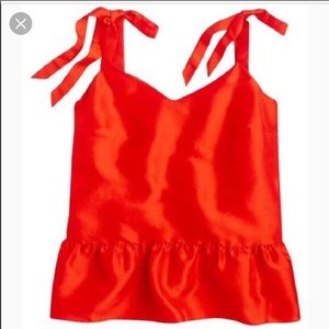 Adorable Orange J. Crew tank top